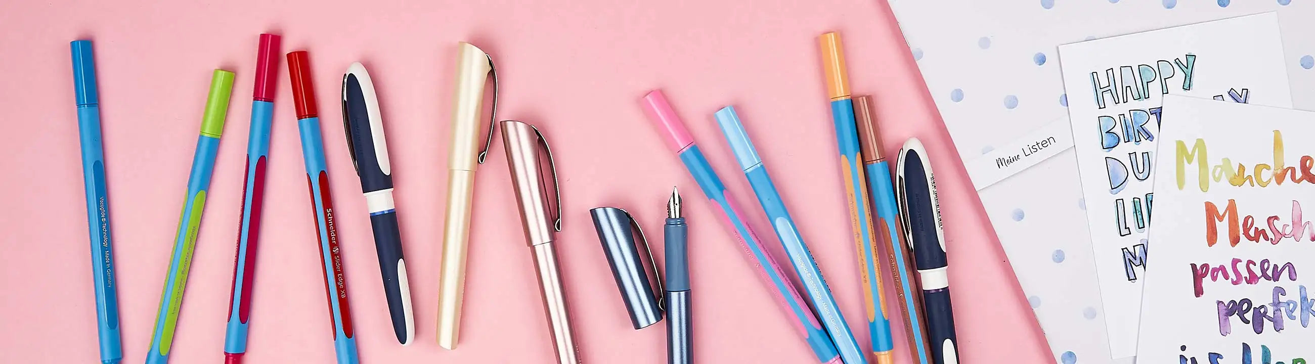 Fineliner & Kugelschreiber für Lehrerinnen