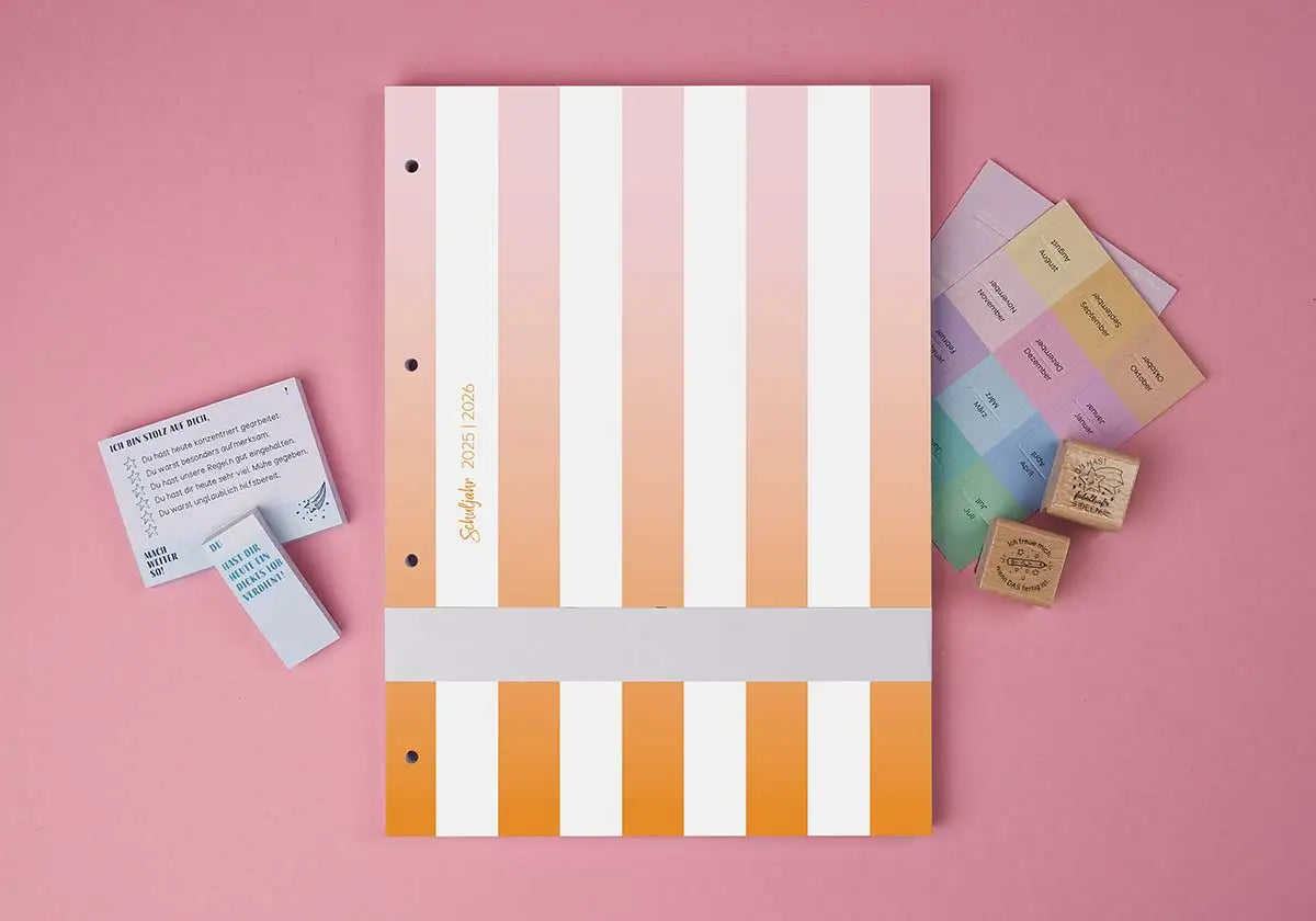 Lehrerkalender und Lehrerplaner in A4 für Lehrerinnen und Lehrer aller Schulformen 2025/2026, lose Blattsammlung