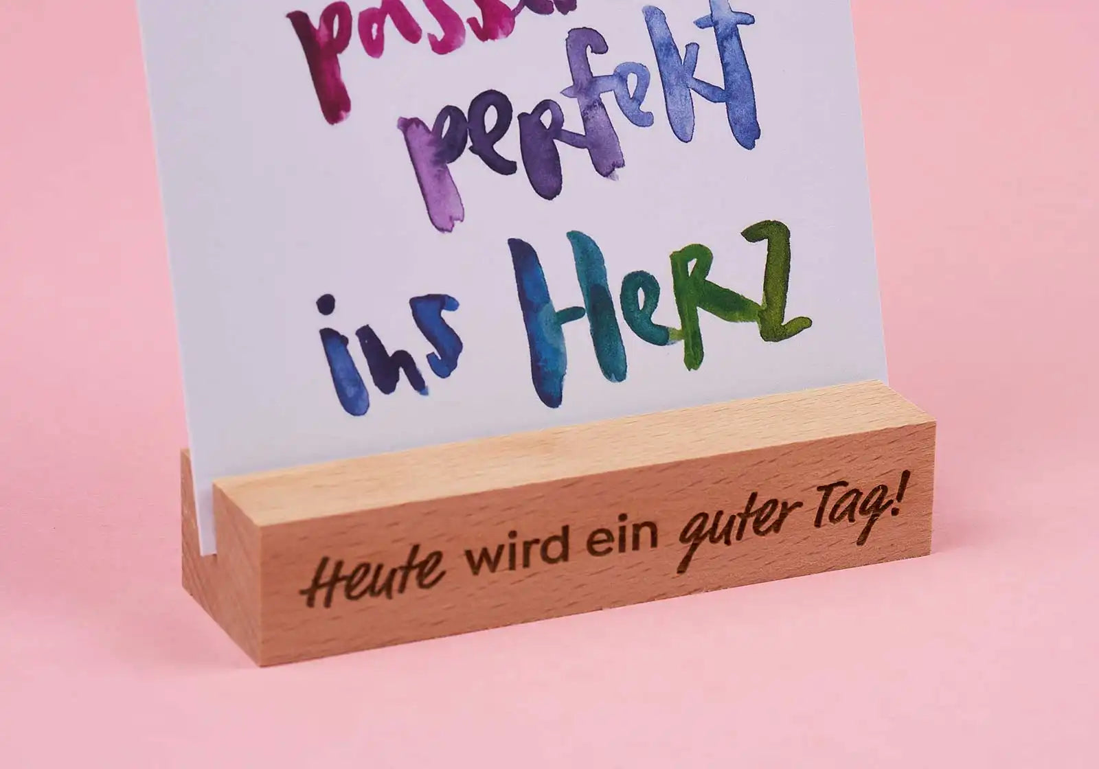 Kartenhalter lang – mit schönen Affirmationen - amoedo – Schöne Papeterie