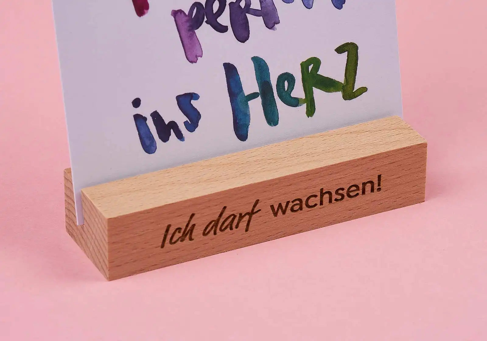 Kartenhalter lang – mit schönen Affirmationen - amoedo – Schöne Papeterie