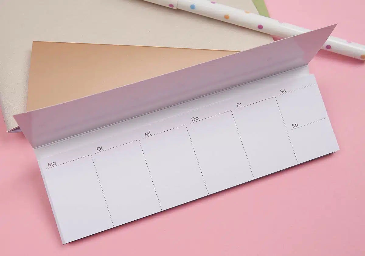 Haftnotizblock »Wochenplan« - amoedo – Schöne Papeterie