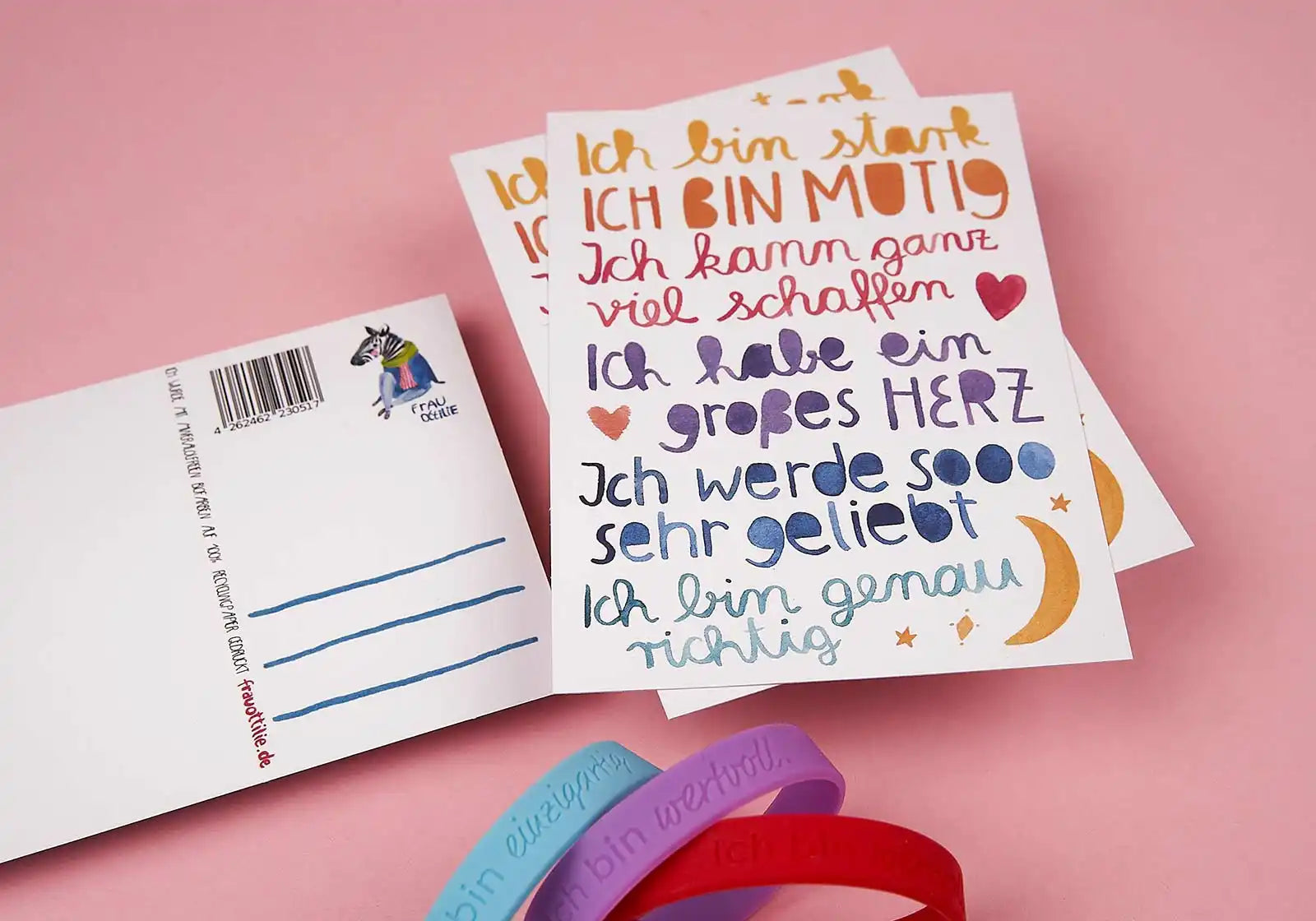 Postkarte »Ich bin mutig …« - amoedo – Schöne Papeterie