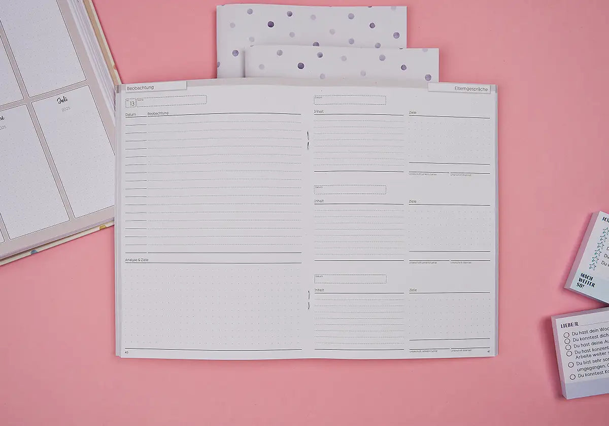 Neues Design – Beobachtungsheft Din A5 »Ich seh alles!« - amoedo – Schöne Papeterie