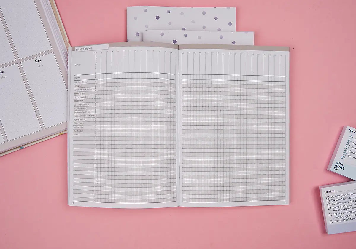 Neues Design – Beobachtungsheft Din A5 »Ich seh alles!« - amoedo – Schöne Papeterie