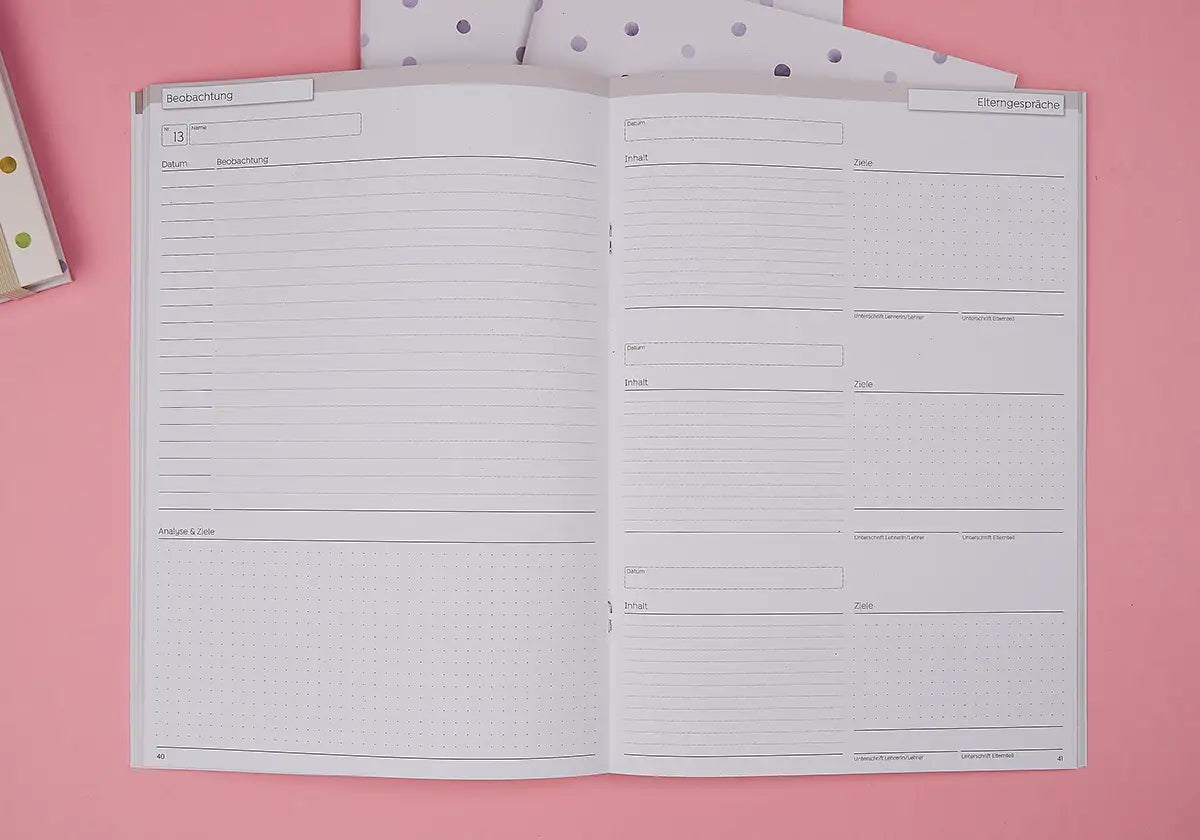 Neues Design – Beobachtungsheft Din A4 »Ich seh alles!« - amoedo – Schöne Papeterie