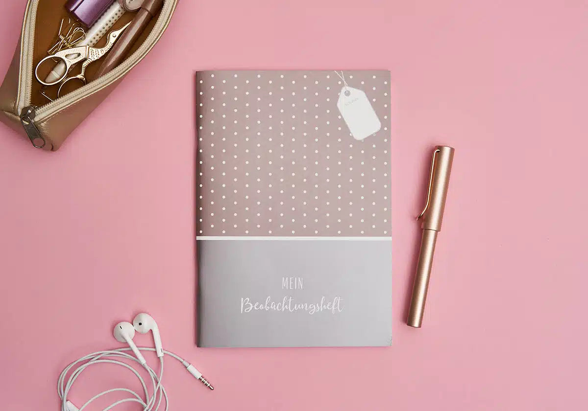 Beobachtungsheft Din A5 für Schülerbeobachtungen für Lehrerinnen und Lehrer aller Schulformen, 80 Seiten