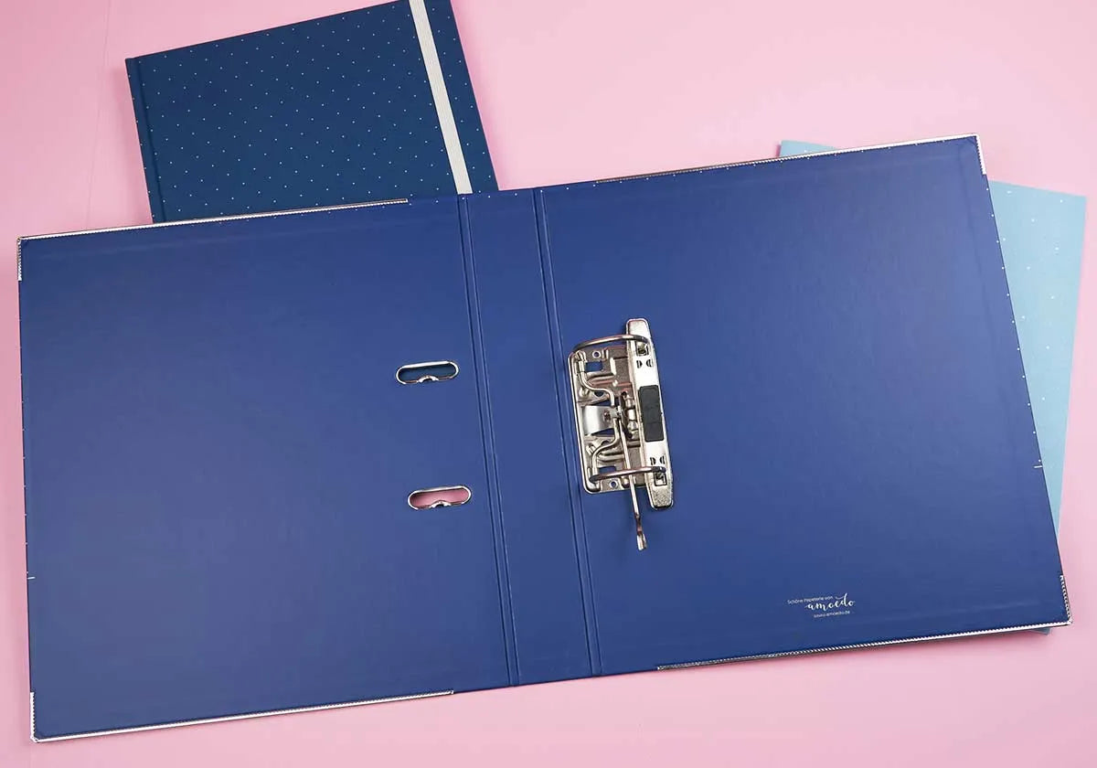 Hebelordner »Nachthimmel« A4 - amoedo – Schöne Papeterie