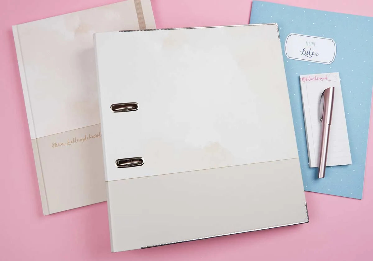 Hebelordner »Wolkenflug« A4 - amoedo – Schöne Papeterie