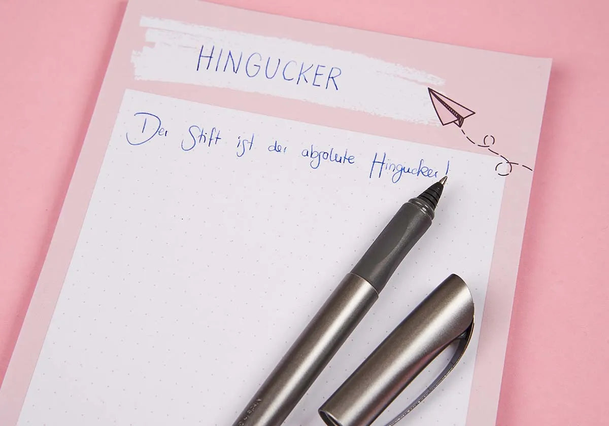 »Hingucker« Tintenroller graphit - amoedo – Schöne Papeterie