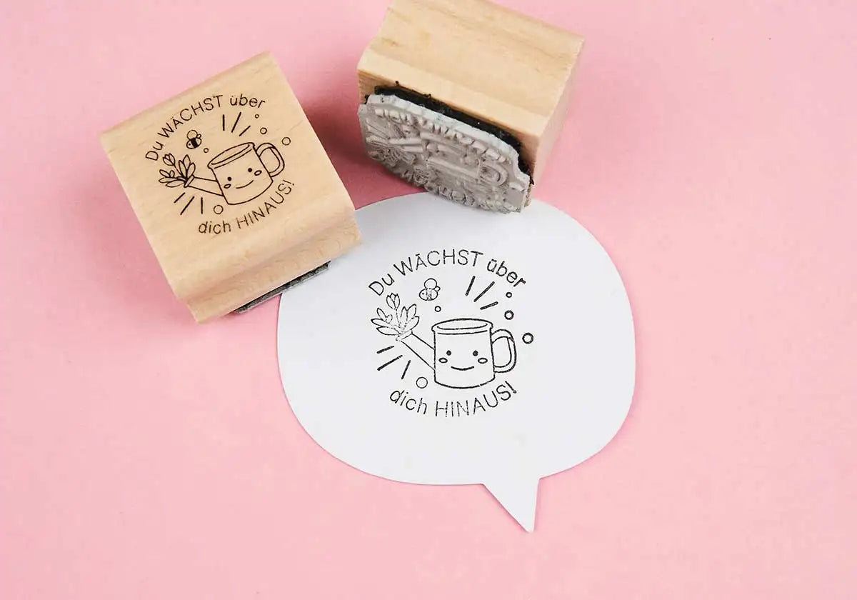 Holzstempel »Du wächst über dich hinaus« - amoedo – Schöne Papeterie