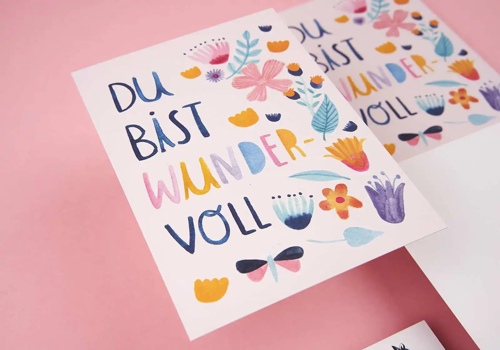 Postkarte Frau Ottilie – Du bist wundervoll