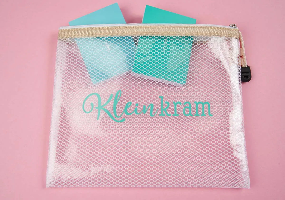 Mäppchen »Kleinkram« petrol – PVC-frei - amoedo – Schöne Papeterie