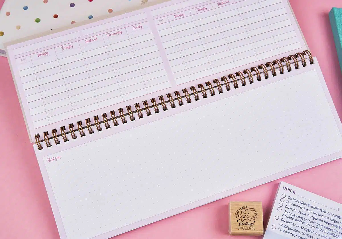 Tischkalender undatiert - amoedo – Schöne Papeterie