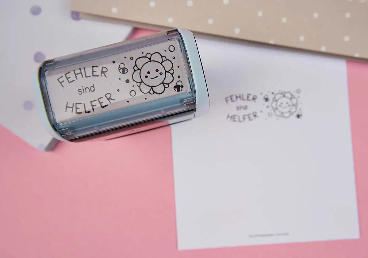 »Fehler sind Helfer« – Selbstfärber Printy 4912 - amoedo – Schöne Papeterie