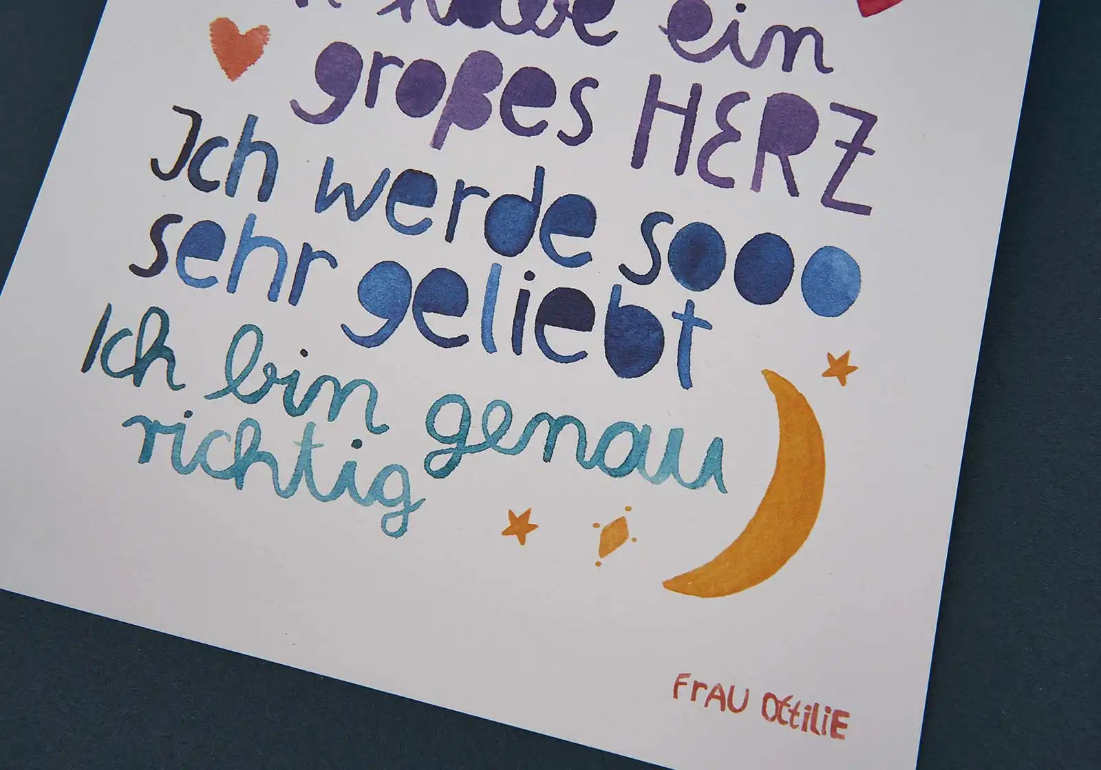 Affirmationsposter – Positive Gedanken für jeden Tag – A4 Print