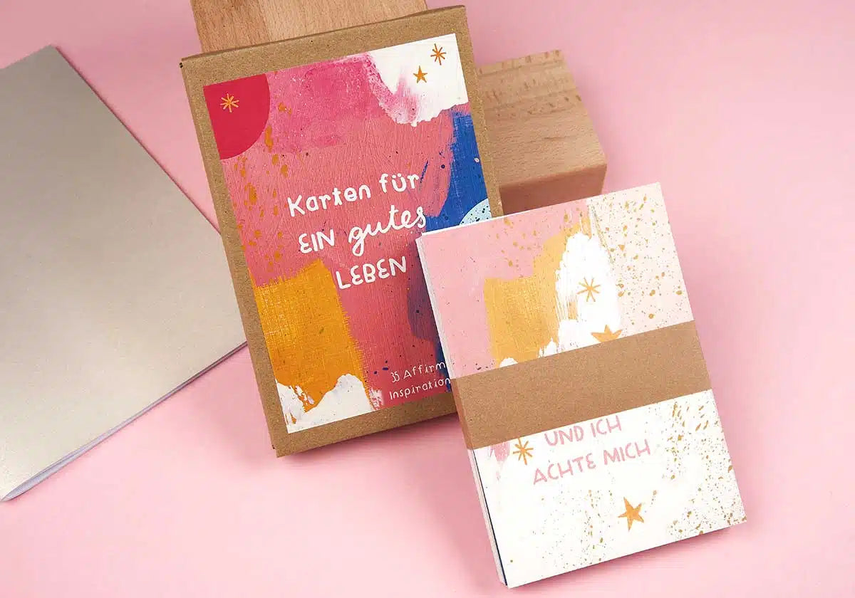 Schöne Affirmationskarten für Erwachsene im Postkartenformat – ideal als Geschenk und als Mutmacher