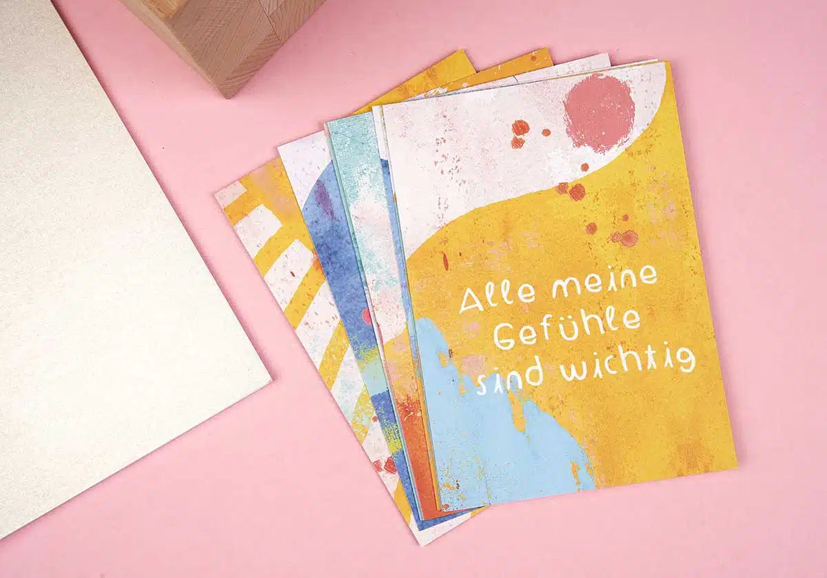 Tolle Affirmationskarten von Frau Ottilie im Postkartenformat für Kinder und Jugendliche – ideal als Geschenk