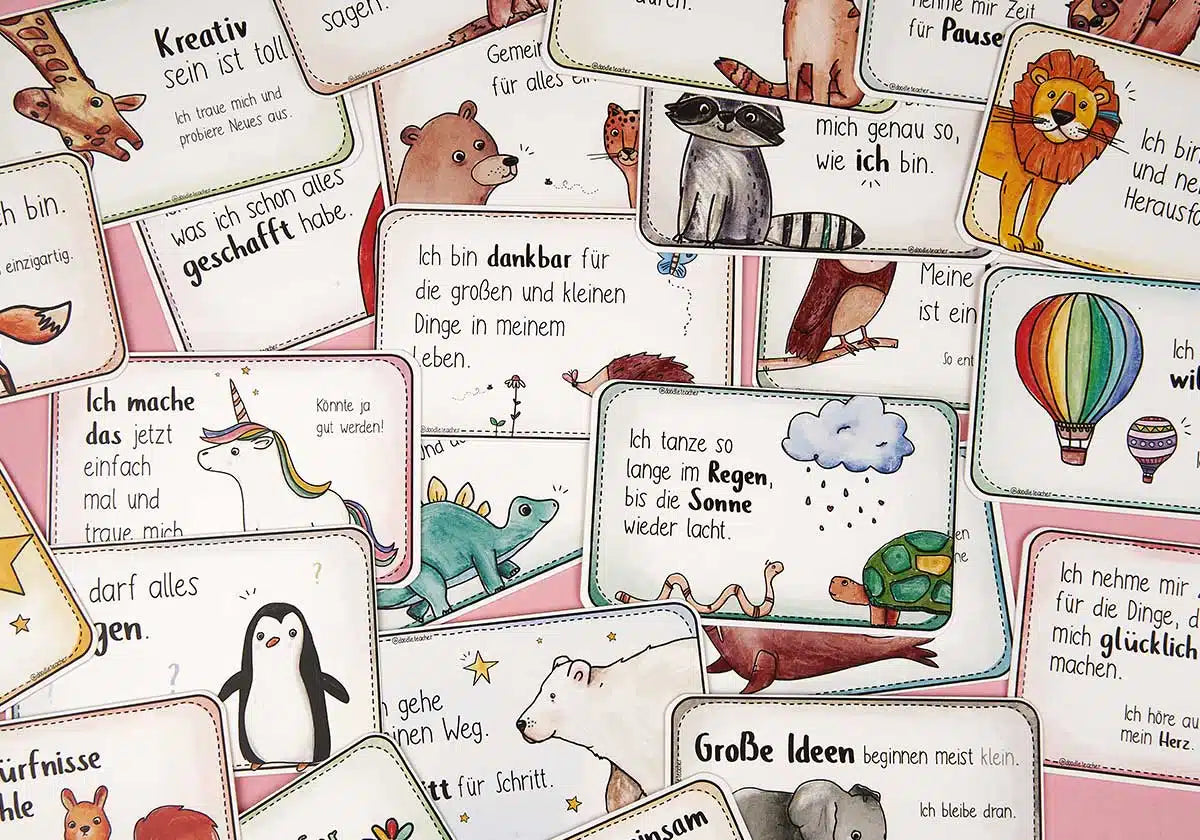 Mutmachkarten von Doodleteacher - amoedo – Schöne Papeterie