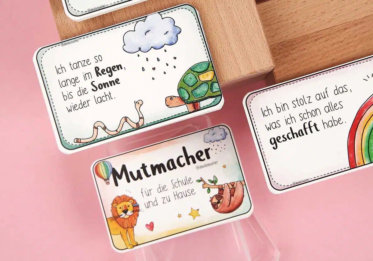 Mutmachkarten von Doodleteacher - amoedo – Schöne Papeterie