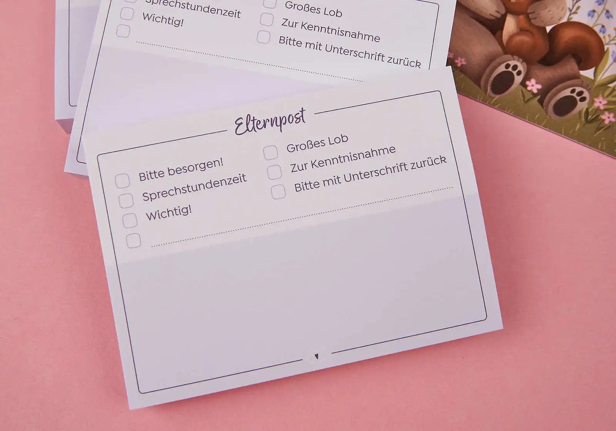 Haftnotizblock »Elternpost«