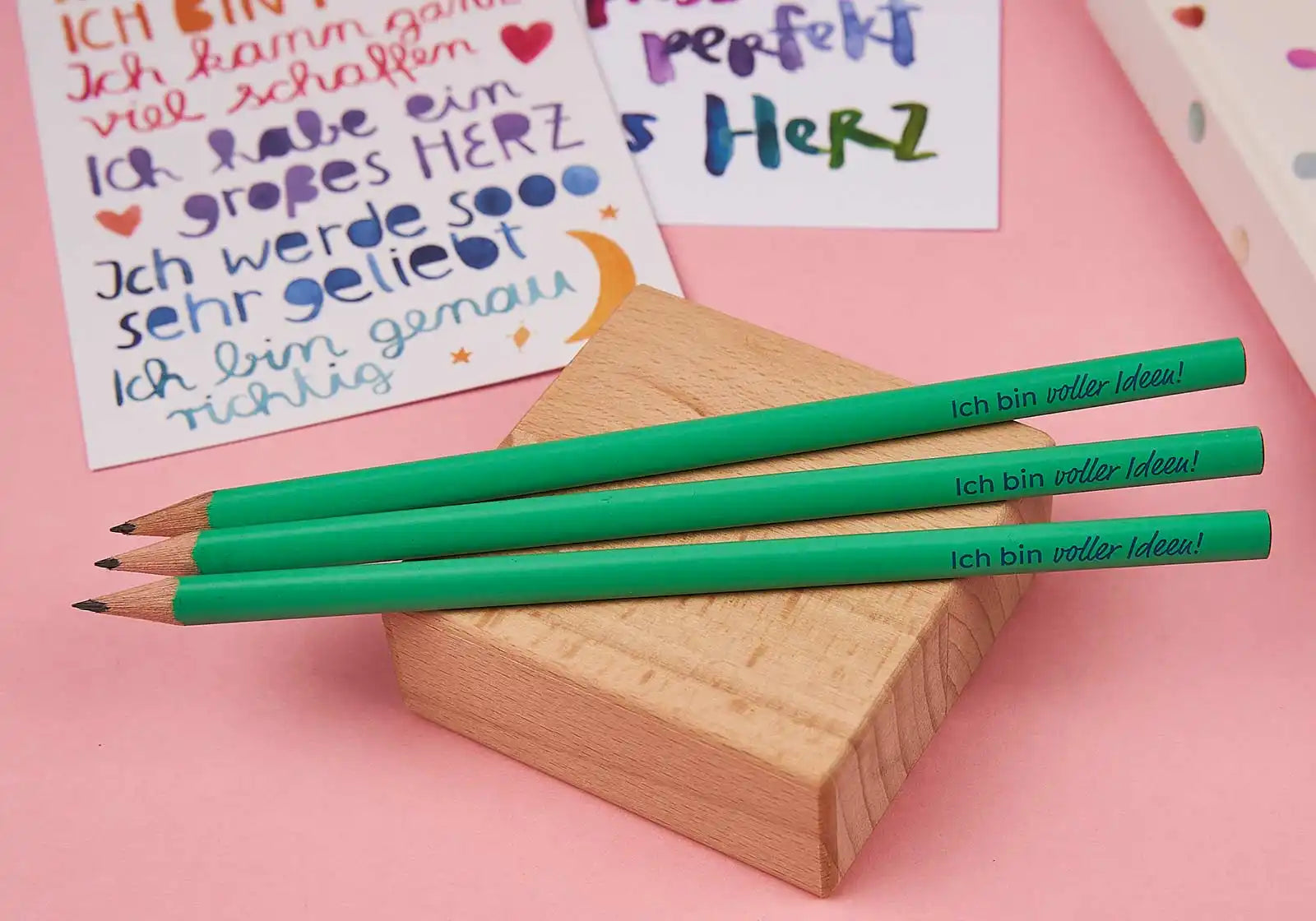 »Ich bin voller Ideen!« – Bleistift für Kinder & Erwachsene - amoedo – Schöne Papeterie