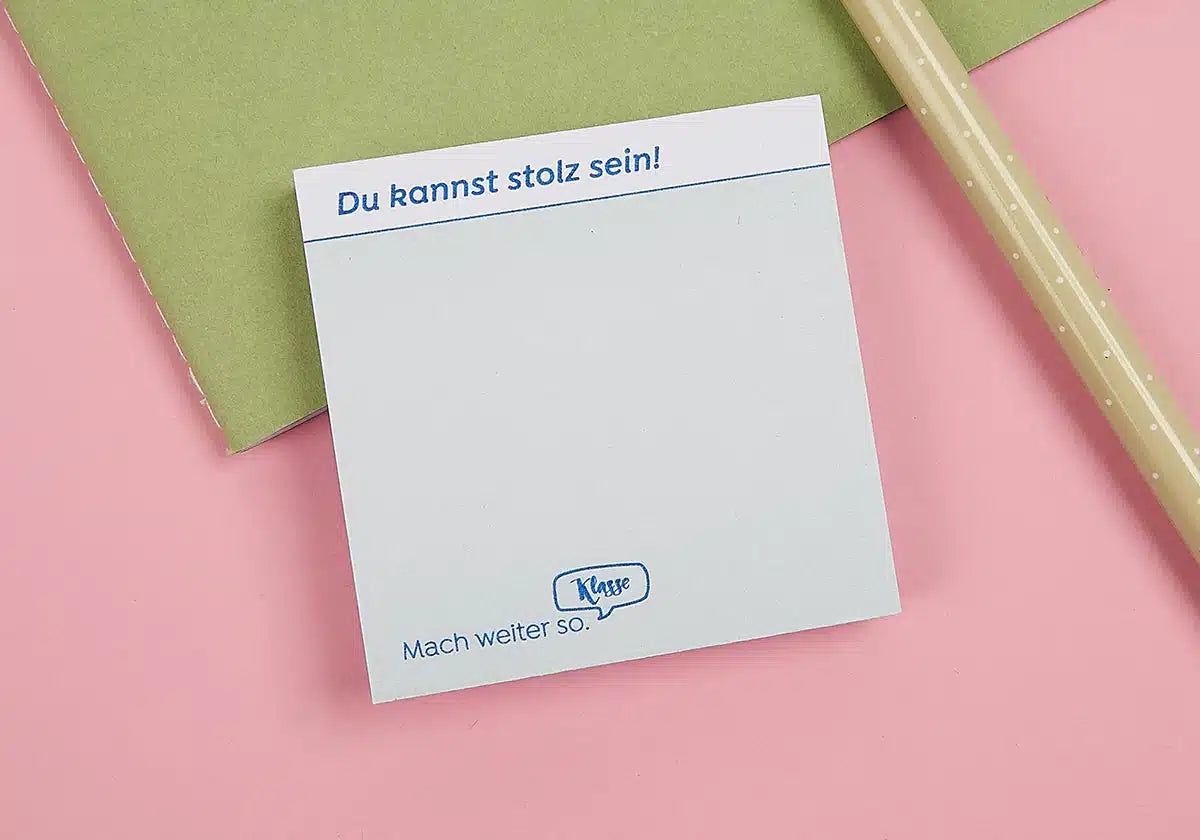 Haftnotizblock »Rückmeldung« - amoedo – Schöne Papeterie