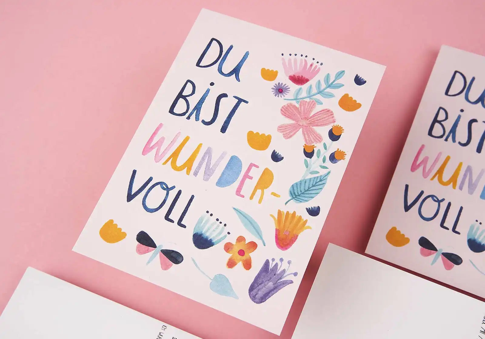 Postkarte Frau Ottilie – Du bist wundervoll