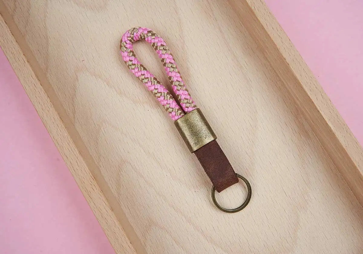 Schlüsselband rosa-beige - amoedo – Schöne Papeterie