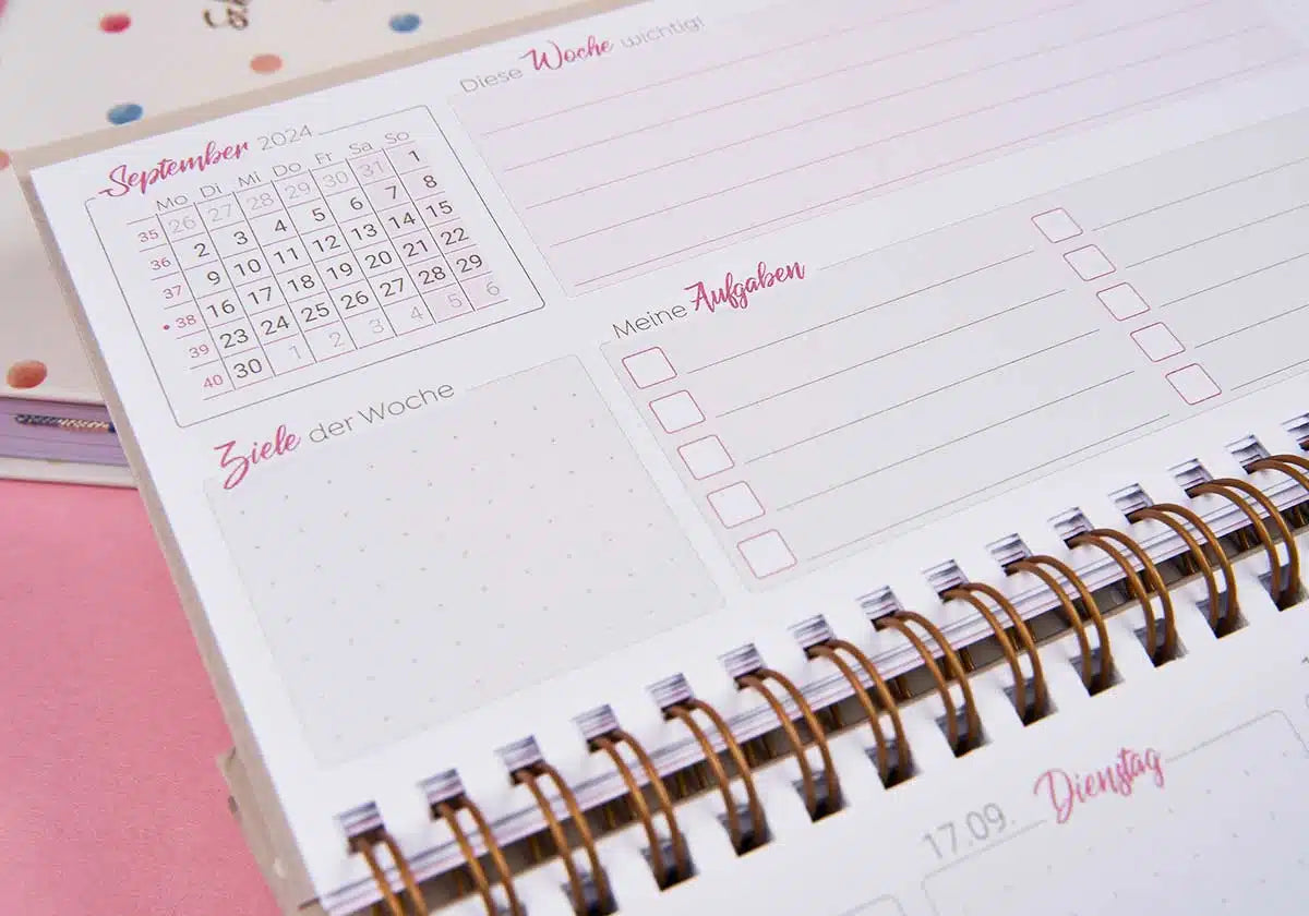Tischkalender für das SJ 2024/2025 - amoedo – Schöne Papeterie
