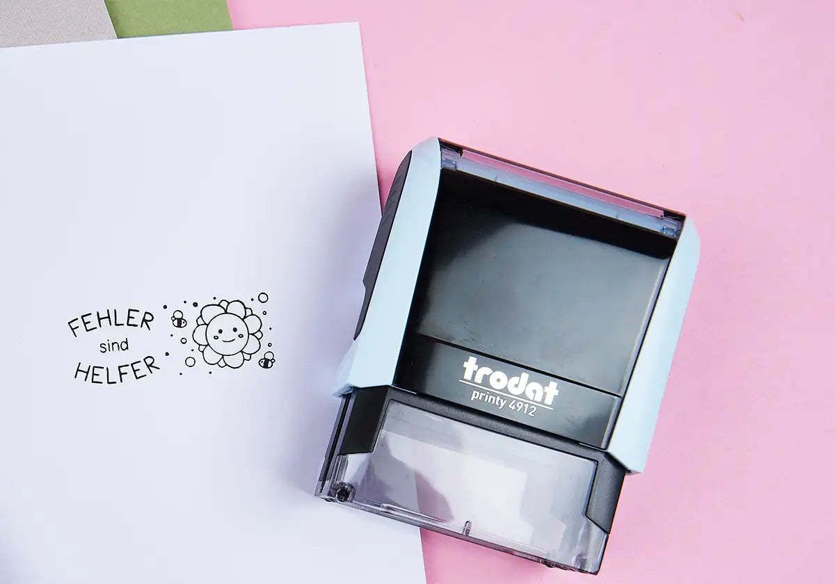 »Fehler sind Helfer« – Selbstfärber Printy 4912 - amoedo – Schöne Papeterie