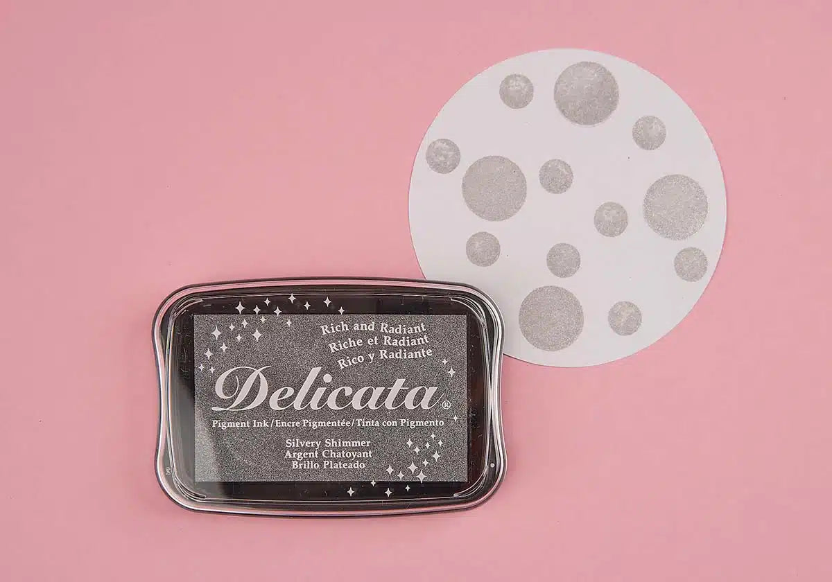 Stempelkissen »Delicata« Silvery Shimmer - amoedo – Schöne Papeterie
